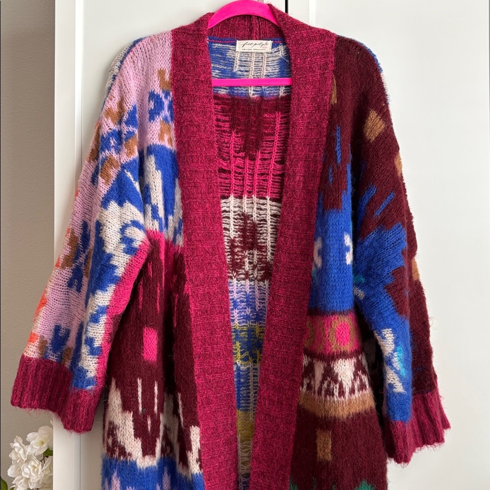 Free People Folk Song Maxi Cardi, XS - Picture 6 of 12